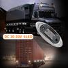 Aoling Side Marker, LED 24V White Truck Marker Lamp RV Bus Shoulder Light