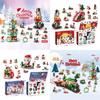 Engaging Compatible Lego Christmas Block Set With 24 Boxes And 400 To 800 Pieces