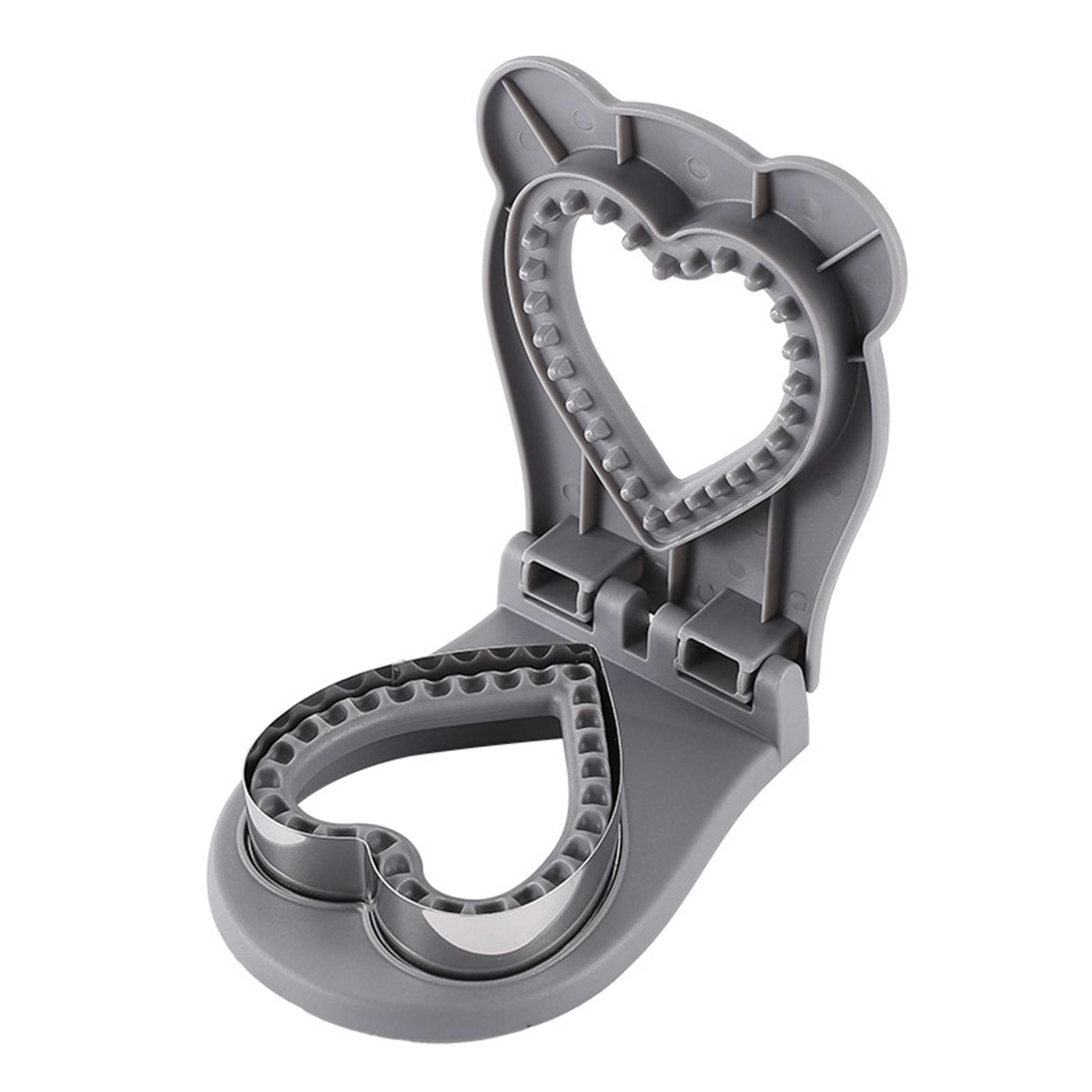 

Запайувальник для сендвічів Uncrustables з кріпильником для сендвічів у формі серця без скоринки, кухонні аксесуари