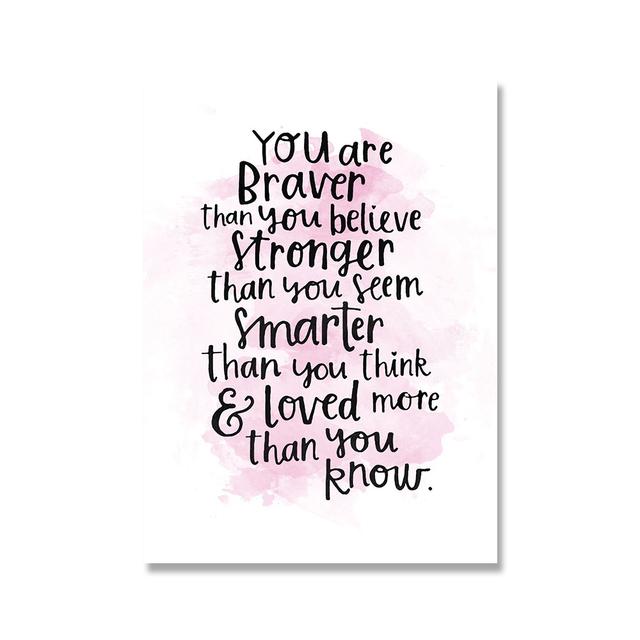 Feminist Fashion Art Pink Girl Power Wall Art Canvas Painting Prints Girls Gift Modern Pictures Living Room Bedroom Wall Poster No Frame