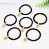 Hair Band Seamless High Elasticity Good Toughness Strong Thickened Hair Accessories Wear-resistant Black Color Women Thin Thick Hair Rope for Daily