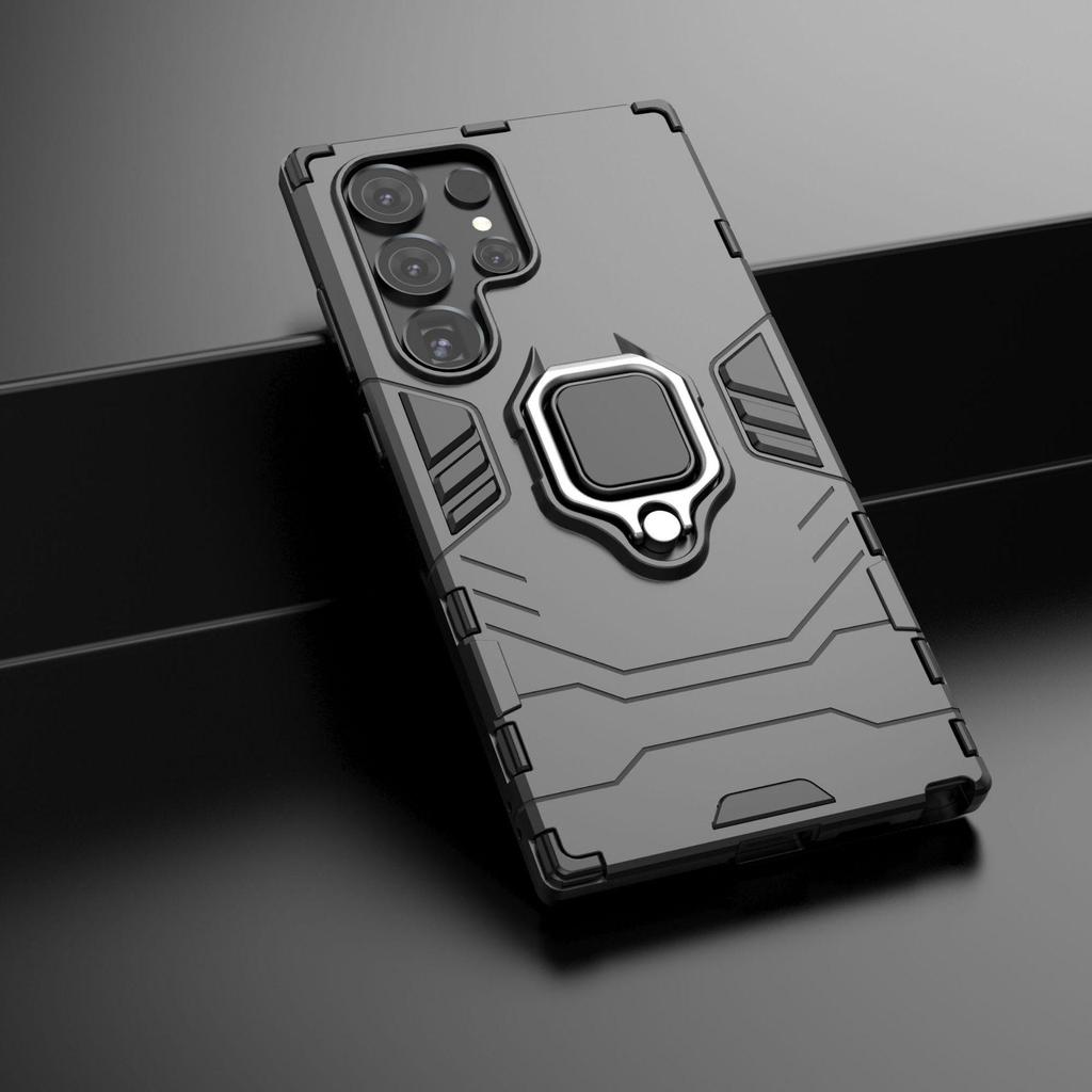 Black Panther SAM S24Ultra Drop-Proof Case, Samsung S24FE Bracket, Full Coverage Protective Case
