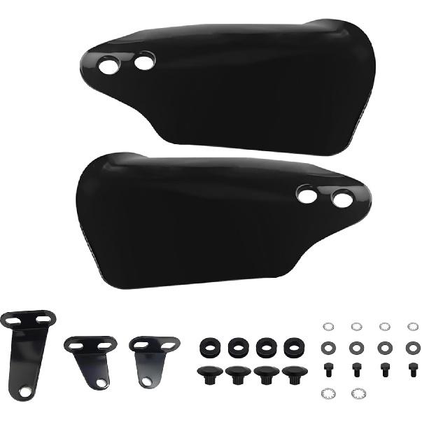 

FATECIM Club Style Motorcycle Handlebar Handguards Hand Guards for Harley 1996-2025 Sportster Dyna Touring Street Road Electra Glide Road King CVO/SE A-Black