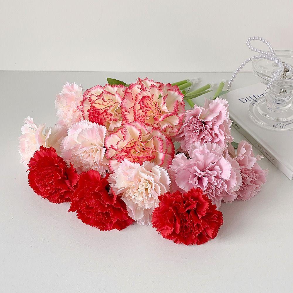 0.5mm Gel Pen Simulated Carnation Writing Pen New Roller Ball Pen Mother's Day
