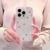 Cute Colorful Love Pattern TPU Transparent Phone Case For iPhone 17 Pro Max 11 12 13 14 15 16 Pro Plus Shockproof Soft Cover