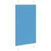 Blue Pleated Roller Blind 70X150 Cm Fabric Width 69.4 Cm