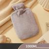 Cute Plush Hot Water Bottle Water Injection Small Mini Thick Explosion-proof Warm Water Bag Medium Hot Compress Belly Hand Warmer Female