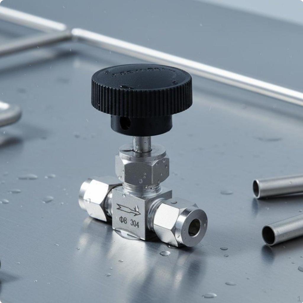 Stainless Steel Pin Valve Ferrule Fitting Leakproof Seal Industrial Hardware for Flow Controls