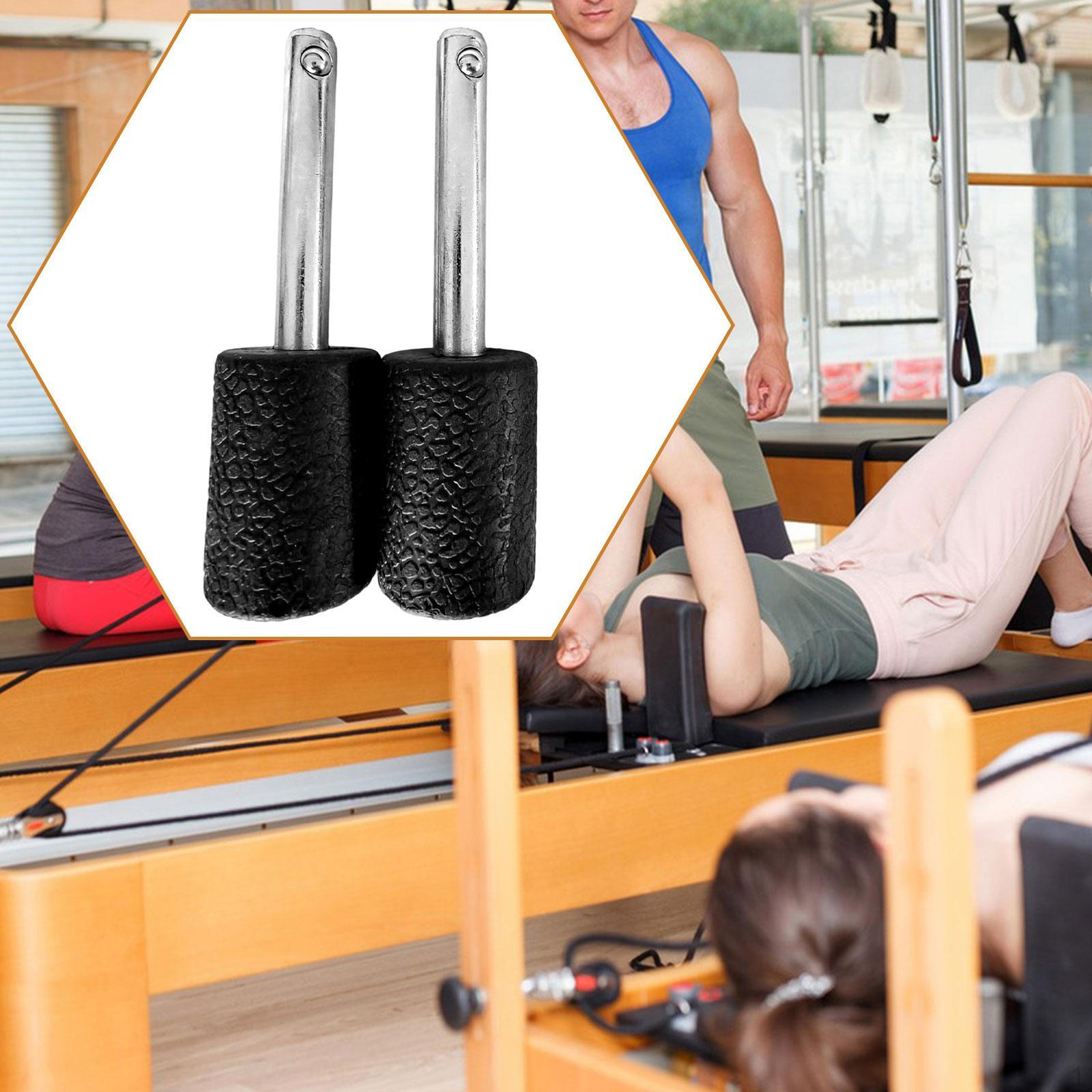 

2 шт. Стопор для пилатес-реформера Прямая замена Прочный Легко установить Практичные аксессуары для спортзала Length 50cm