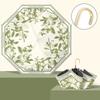 OIMG Retro Floral UV Protection Folding Umbrella