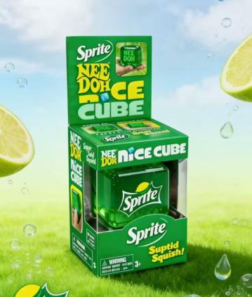Schylling Needoh Nice Cube Sensory Nice Sicle, kostka proti stresu, která mačká předměty, zmírňuje úzkost a pomáhá soustředit se