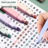 Morandi Retro Color Highlighter Marker Set - Macaron Notebook Pen for Key Points & Wax Seal