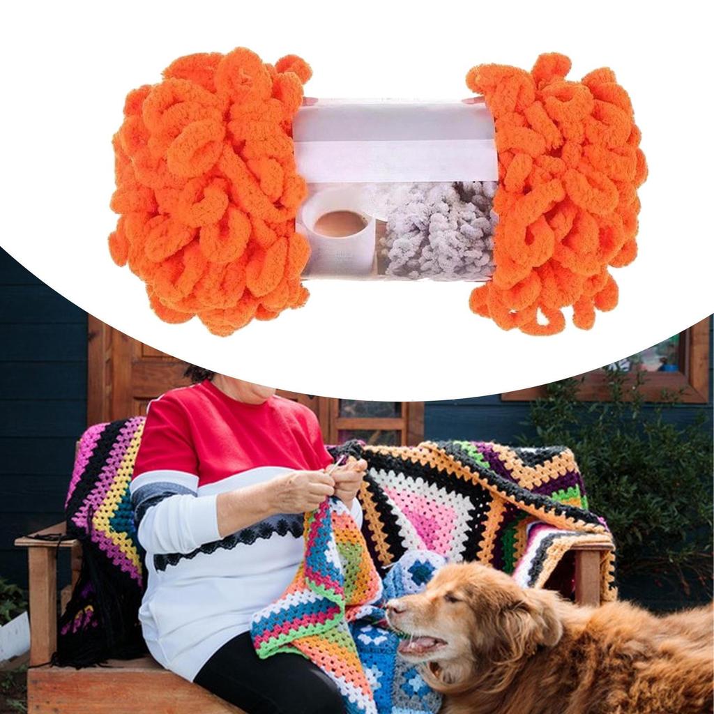 Dickes Wollgarn Voluminös Weich Sommer DIY Häkeln Armstricken Kissen Decke Stricken für