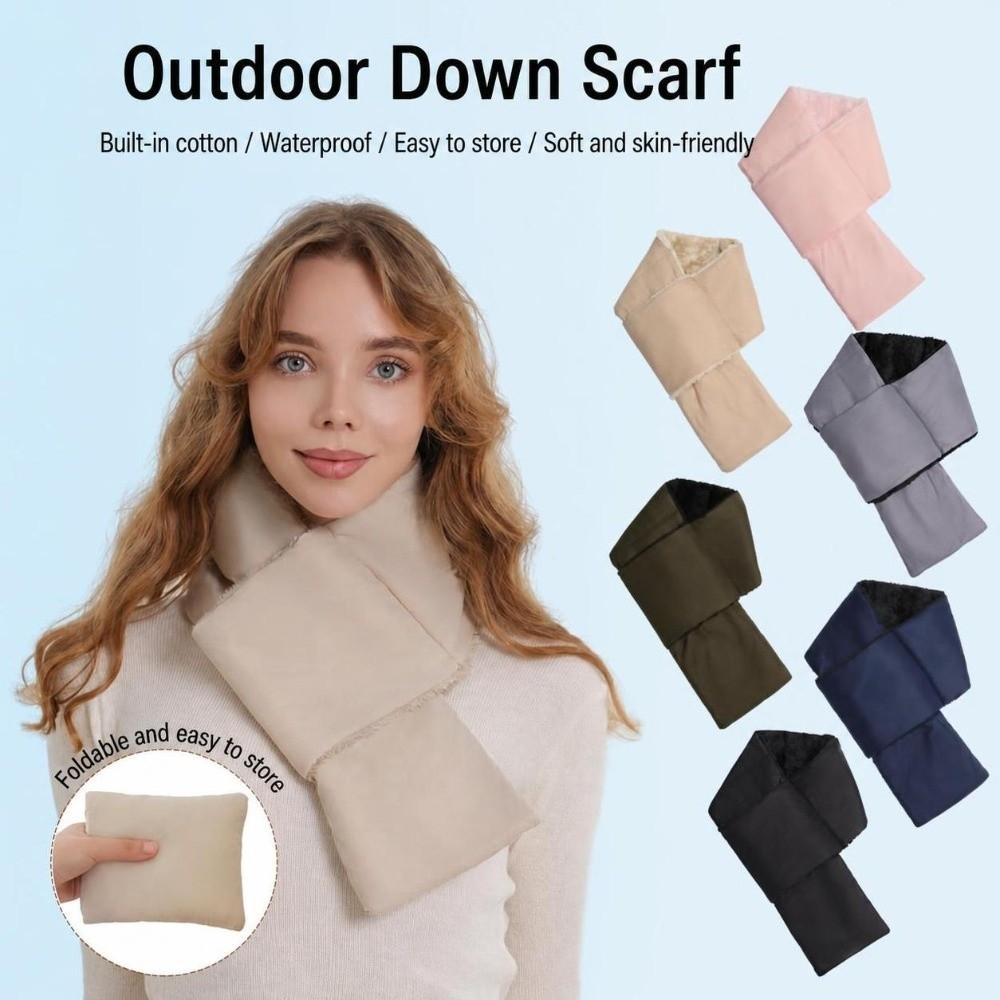 Waterproof Winter Scarf Thick Plush Outdoor Scarf Warm Windproof Scarf Hiking Skiing