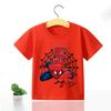 Marvels SpiderMans Children Boys Birthday T Shirt Clothes Tops Cartoon Anime Children's Clothing Short Sleeve Summer Cute Gifts