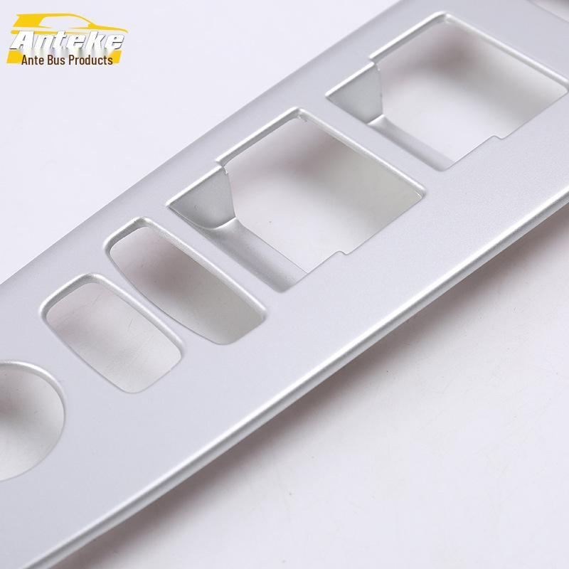URV Power Window Switch Decorative Panel: Car Window Armrest Button Sequin Sticker
