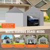 Carport Replacement Canopy Cover Side Wall 12 x 20 ft, Garage Tent Shelter Tarp Heavy-Duty Waterproof & UV Protected, Easy Installation with Ball
