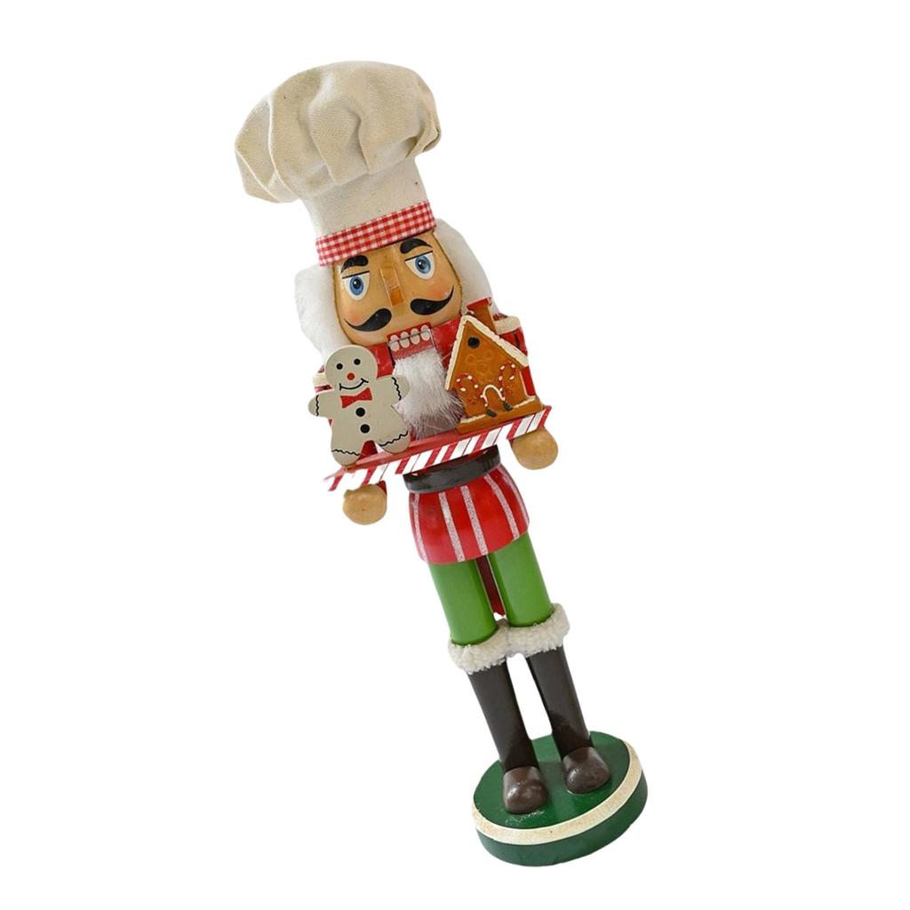 Practical Wood Nutcrackers with Elegant Designs Charm Christmas Soldiers for Festival Home Decoration Daily Use