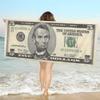 Dollar Luxury Microfiber Printed Beach Towel Mountain Climbing Yoga Beach Swimming Running Absorbent Soft Towel