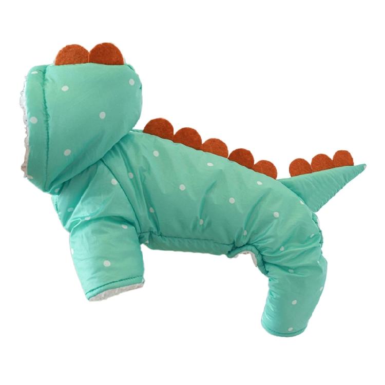 Dog Coat With Hood Dinosaur Dog Costume Dog Jumpsuit dog Coat Hoodie Dog Jacket L