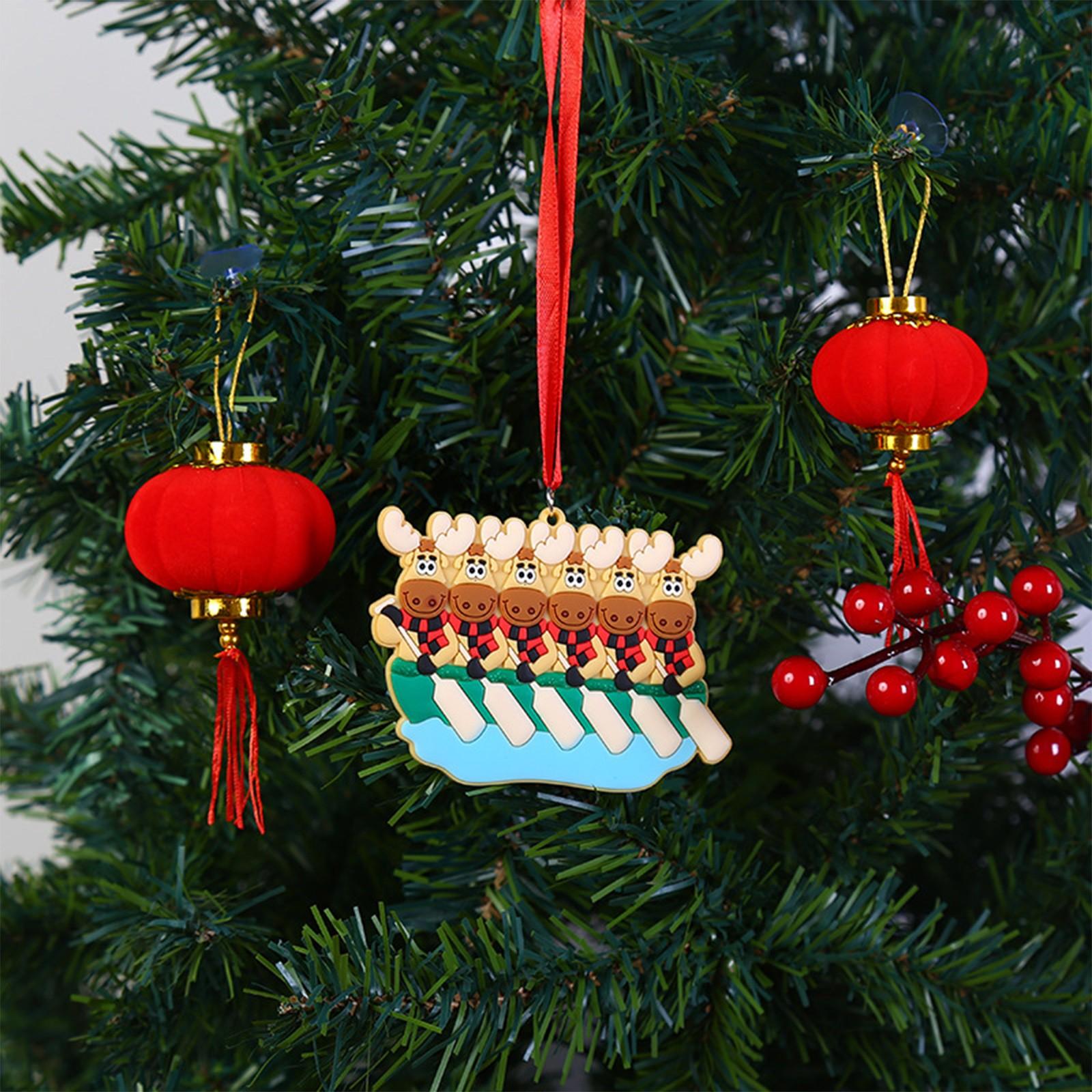 

Персонализированные семейные рождественские елочные безделушки, украшения для семьи, 2021, рождественские праздничные украшения