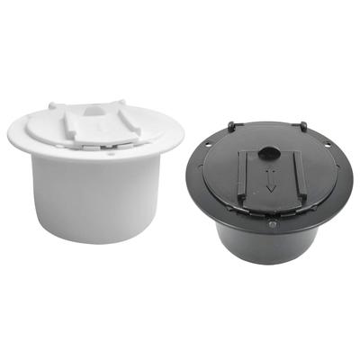 Trampilla de cable eléctrico genérica, tapa de trampilla para cable de alimentación eléctrica, profesional, fácil instalación, redonda, repuestos, herrajes para puertas