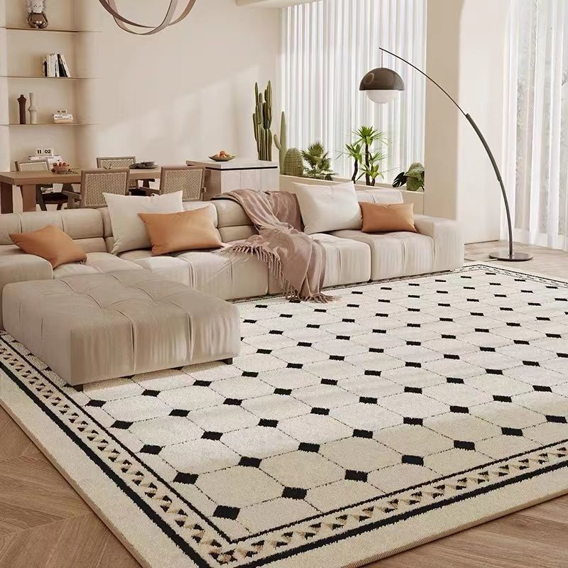 Living Room Carpet Sofa Coffee Table Mat Home Imitation Cashmere Bedroom Bedside Carpet Large Area Plush Floor Mat