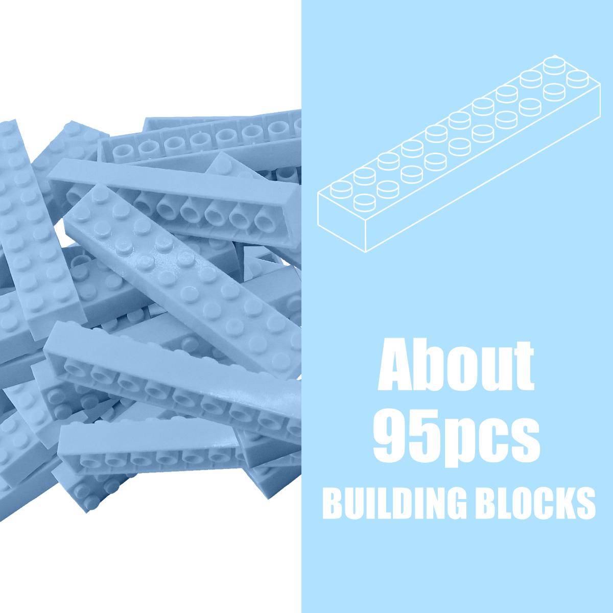 

500g 2x10 DlY Assembling Modules Thick FiguresBricks Dots Learning Imaginative Play SizeCompatible Featuring Durable Plastic Play kits forChildren 500g 2x10 high brick