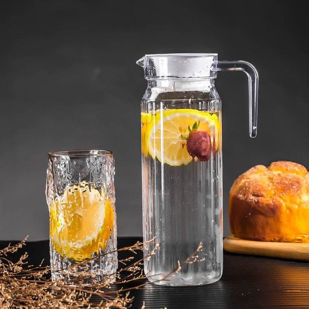 Transparent Water Bottle Large Capacity Juice Cold Water Bottle New Coffee Milk Pot