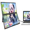 Scnsuptp Dual Portable Resolution and Compact and for Game High Brightness Matte IPS Wide Monitor, 18.5" Monitor, 19201080 Anti-glare Screen,