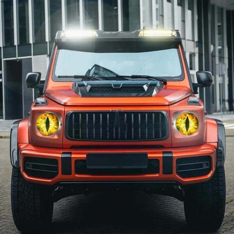 Beast Eye Car Light Sticker for Jeep Wrangler Off Road Vehicle 3D Beast Eyes Headlight Decoration Sticker Styling Modification