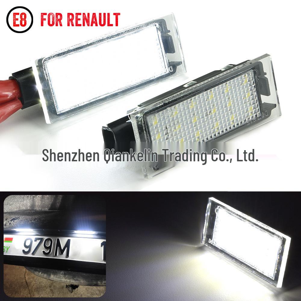 Renault LED License Plate Light for Clio, Laguna, Espace, Megane