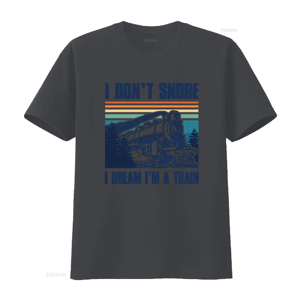 Snoring Train T Shirt Funny Snore Sleep Noise Family Dad Uncle Grandpa vintage Washed Slightly designer clothes streetwear
