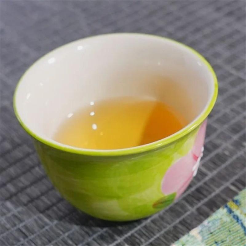 Keramik Blumen Teegeschirr 1 Teekanne mit 4 Teetassen Schöne Hochwertige Porzellan Kanne Tassen Set Geschenk Dropshipping