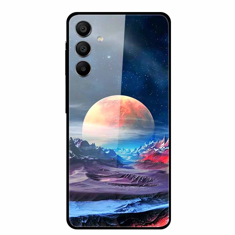 For Samsung A16 5G Case Back Hard New Cover for Samsung Galaxy A 16 SM-A166B Tempered Glass Case Funda Cool Designed Girls Capa