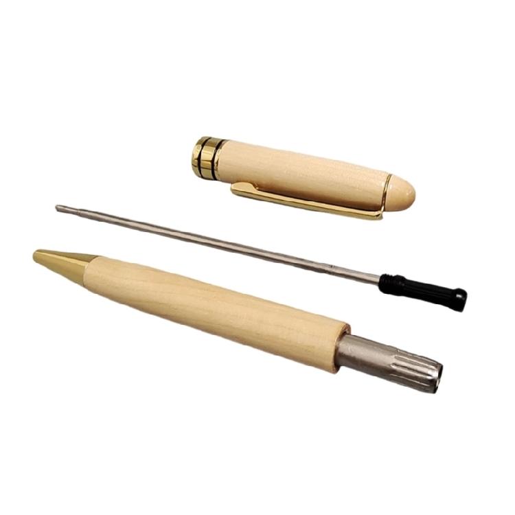 Wood Pen Gifting Pen Box Set Wood Ballpoint Pen Wood Piston Filled Fountain Pen with Metal Tip For Students Adult