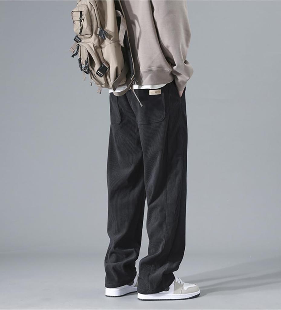 Corduroy Pants for Long Gaucho Relaxed Wide Sports Large Adjustable Plain [foveitaa] Men, Trousers, Pants, Pants, Pants, Pants, Sweatpants, Pants,