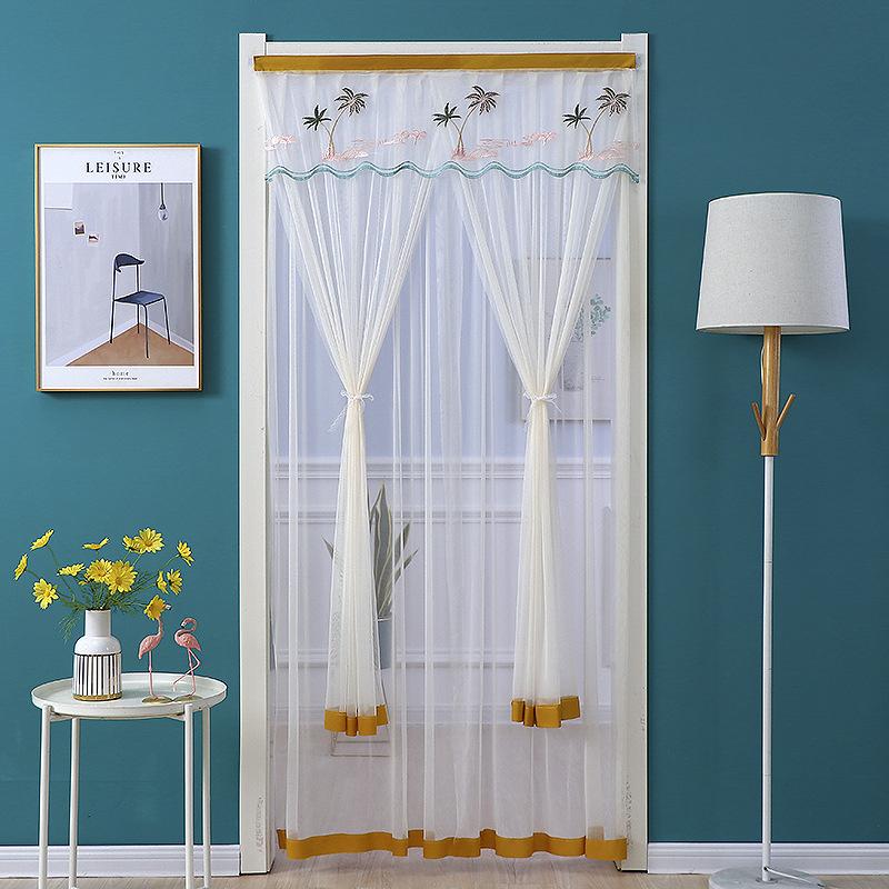 No-punch Anti-mosquito Door Mesh Curtain Summer Mosquito Proof Door Curtain Self-adhesive Mosquito Proof Net Bug Screen No Punching Door Curtain