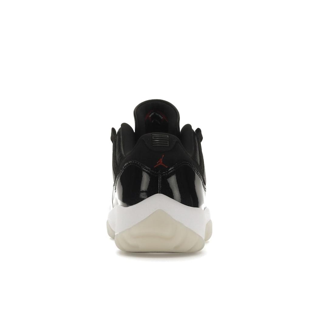 Air Jordan 11 Retro Low 72-10 Unisexové tenisky Černá Gym-Red Bílá AV2187-001