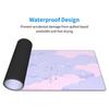 Large Size Pink Mousepad Pastel Clouds Desk Mat Kawaii Cartoon Mouse Pad Rubber Table Mat Extended Gaming Lock Edge Keyboard Mat