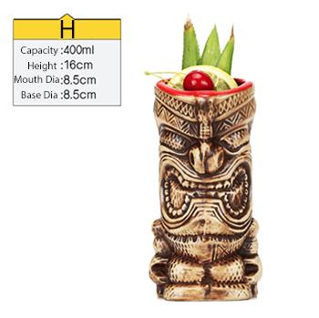 Tiki Mug Tiki Tumblers Ceramic Hawaiian Party Mugs Glasses