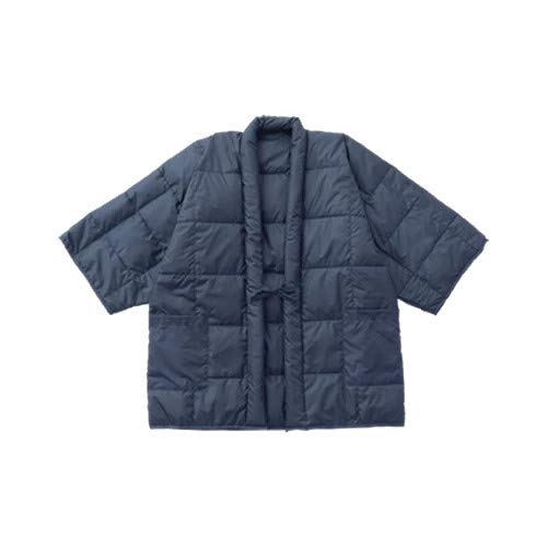 Warm Down Hanten for Men, Navy, One Size Fits All, Washable (0390410)