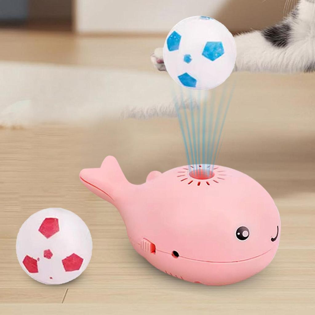 Interaktives Katzenspielzeug Ball Katze Teaser Ball Körperliche Bewegung Kätzchenspielzeug Fußball Katze Teaser Spielzeug Interaktives Spielzeugball zum Beschäftigen