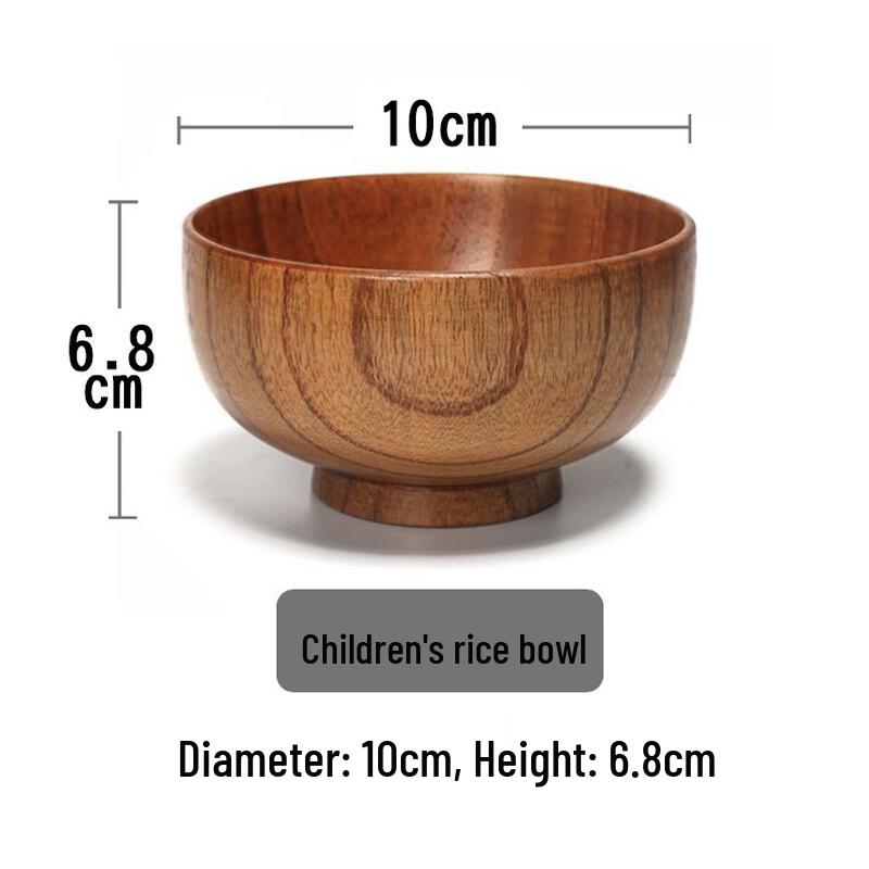 Japanese Style Solid Wood Dining Bowls