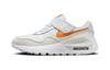 Air Max SYSTM BP Cushioning, Wear Resistant Low Top Kids Lifestyle Shoes White Orange Children Aged 3 7 Years Old DQ0285-114