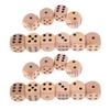 Game 20mm Desktop Game Game Toys Playing Games Wooden Dice D6 Dice Square Point Dice 6 Sided Dice