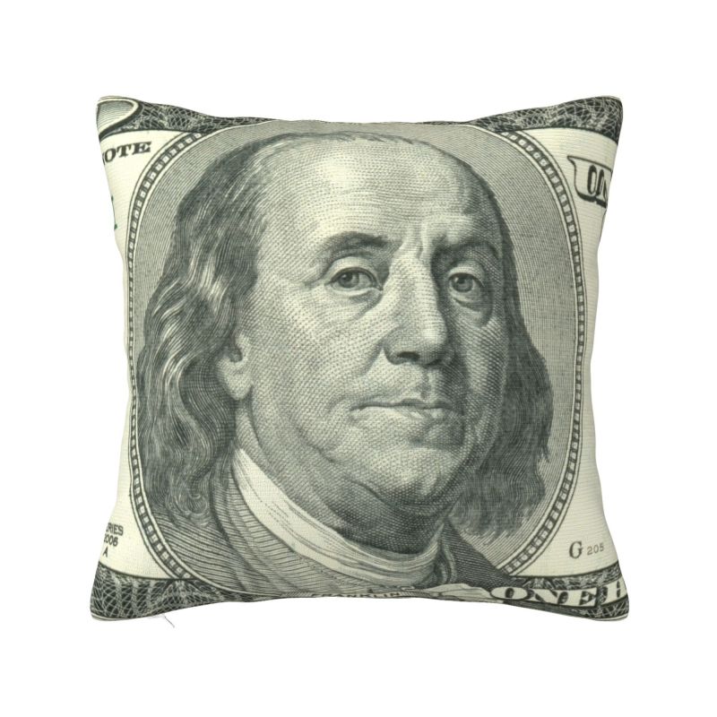 

Деньги Наличные Принт Наволочка Декорация 3D Принт Долларовая купюра Диван Кресло Чехол на подушку Полиэстер Уютная наволочка Дакимакура 30x30cm 12x12in