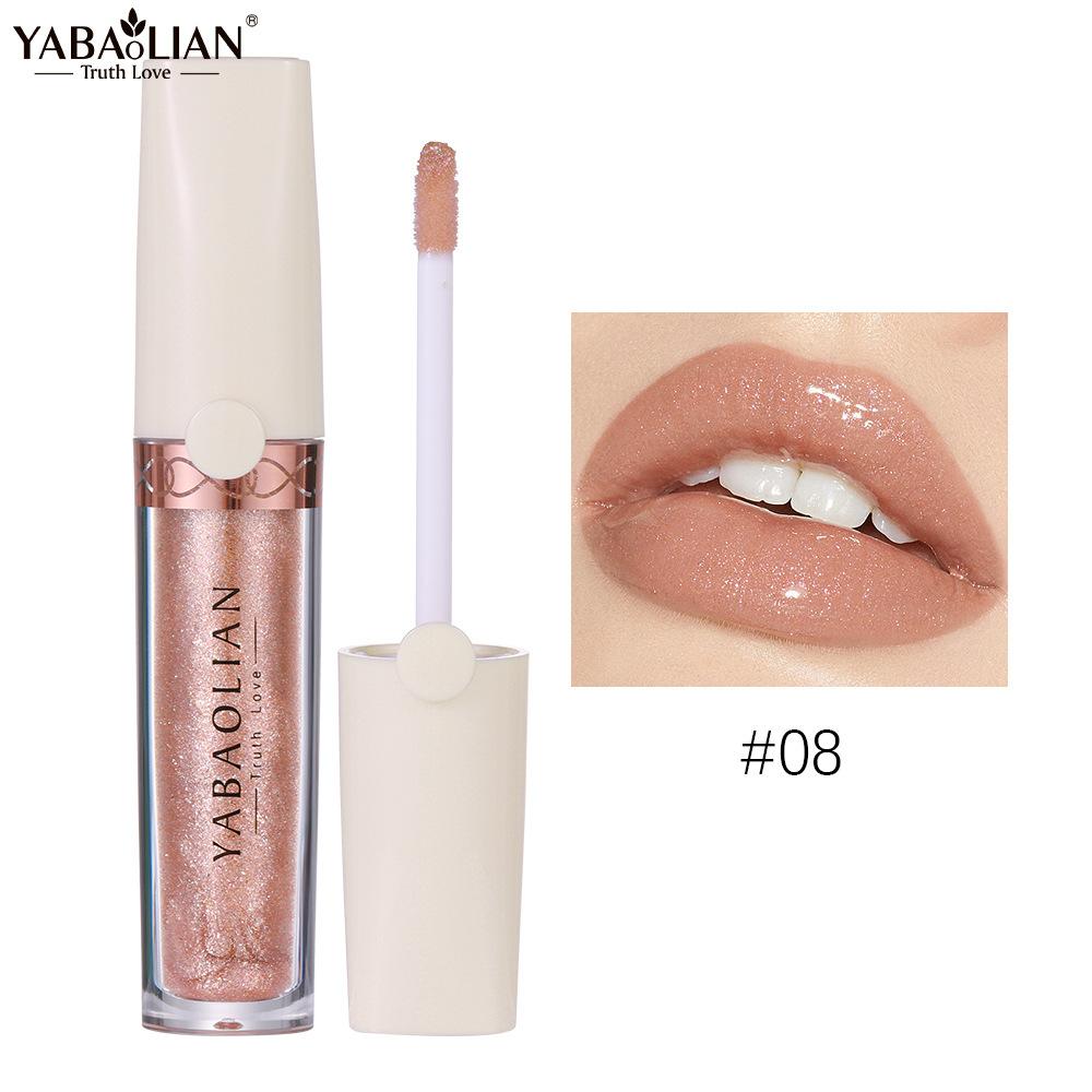 

Lip Glaze Sequin Популярный жемчужный блеск для губ с блестками Водостойкий блеск для губ с маслом для губ Sequin Lip Glaze