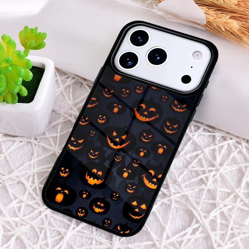 BOO! Happy Halloween Pumpkin Phone Case for iPhone 17 Air 16 15 11 12 14 13 Pro Max Shockproof Cover