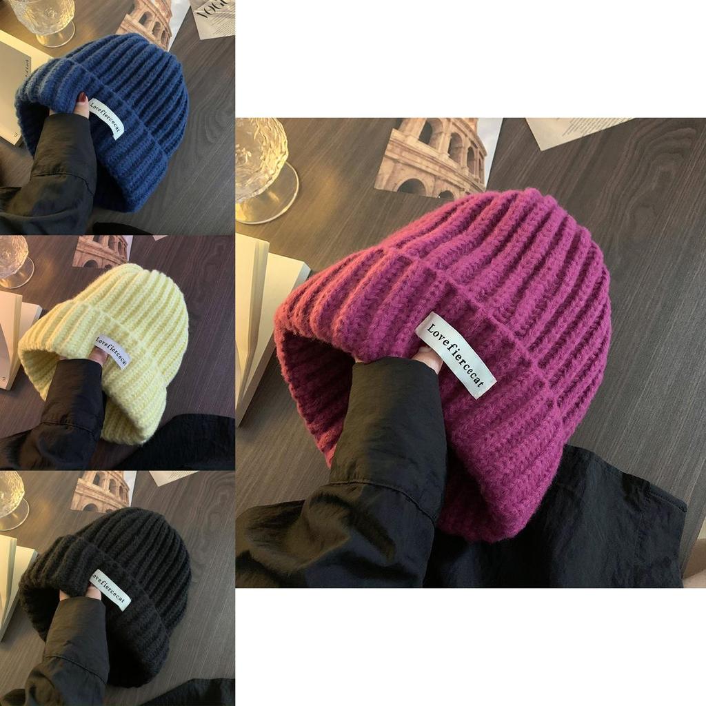 Cozy And Stylish Japanese Knit Slouchy Beanie Hat For Autumn And Winter Wear